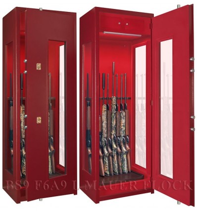 Сейф с бронестёклами и подсветкой Gunsafe BS9 F6A9 L Mauer Flock