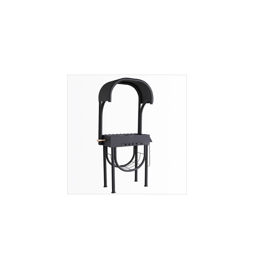 Мангал Большой c крышей с поддоном купить в Москве | TopSafe.ru