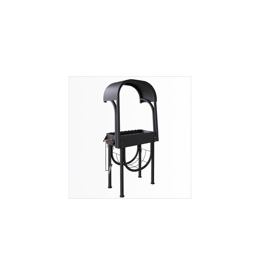 Мангал Большой c крышей с поддоном купить в Москве | TopSafe.ru