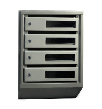 Почтовый ящик KLESTO на 4 секции